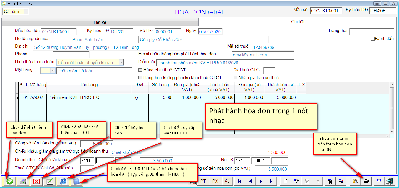 Điểm nổi bật của phần mềm kế toán KVIETPRO